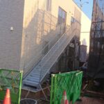 児童館　外部階段（メッキ）新設工事